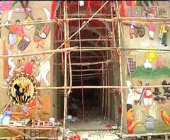 শারদ আনন্দ ২০২০: রূপকথার দেশে নিয়ে যেতে সেজে উঠছে দমদম পার্ক ভারতচক্র