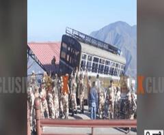 Mussoorie : अनियंत्रित हुई ITBP की बस