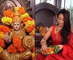 সামনেই বিয়ে, রুদ্রজিতের ফ্ল্যাটে প্রথমবার লক্ষ্মীপুজোর আয়োজন প্রমিতার