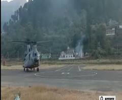 चिनूक से पहुंचाई जा रही मशीनें,जेसीबी समेत दूसरी मशीनें पहुंचाई गई