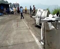 Acciden | पुणे- मुंबई द्रुतगती मार्गावर दोन अपघात, मार्गावरील वाहतूक विस्कळीत