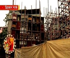 শারদ আনন্দ ২০২০: আমার পুজো | পুজারিণী ঘোষের সঙ্গে দেখুন সন্তোষপুর ত্রিকোণ পার্কের নিউ নর্মাল পুজোর প্রস্তুতি