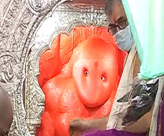 Navratri 2020 | शारदीय नवरात्रोत्सवाला सुरुवात; पुण्यातील चतुश्रृंगी देवीच्या मंदिरात घटस्थापना