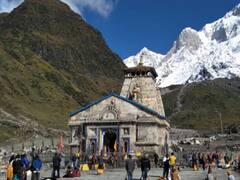 Kedarnath receives season's first snowfall, watch visuals 