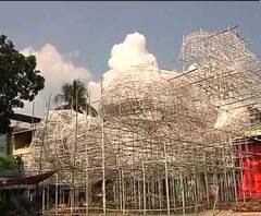 শারদ আনন্দ ২০২০: শিল্পী ভবতোষ সুতারের ভাবনায় কঠিন সময়ে শরতের মেঘের মতো সেজে উঠছে নাকতলা উদয়ন সঙ্ঘের মণ্ডপ