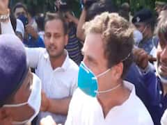 Rahul Gandhi arrested during Padyatra to Hathras