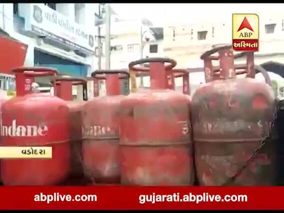 વડોદરામાં ગેસ રિફીલિંગ કરવાનું કૌભાડ ઝડપાયું, જુઓ વીડિયો 