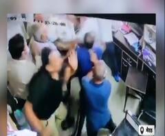 अखाड़ा बना जगत अस्पताल,मारपीट का सीसीटीवी आया सामने