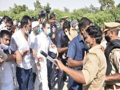 WATCH | When Rahul & Priyanka Gandhi were detained while marching towards Hathras 