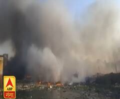 Ghaziabad में 24 घंटे के भीतर झुग्गियों में आग के तांडव की दूसरी घटना | ABP Ganga