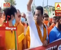 BJP Mallarpur Bandh: ‘মুখ্যমন্ত্রী লাশ চুরি করছেন...অনুব্রত ডাকাতের সর্দার’, মল্লারপুরে সরব সৌমিত্র খাঁ 