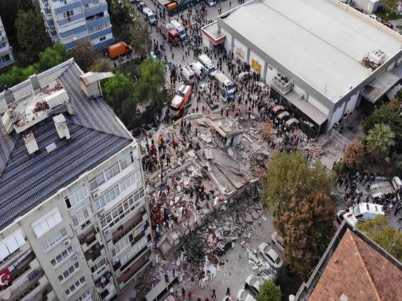 बहुत बड़े भूकंप में तुर्की का इजमिर शहर बर्बाद । Master Stroke (30.10.2020)