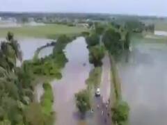 જૂનાગઢઃ બામણાસા ગામના ખેતરો પાણી પાણી, સાંસદ રમેશ ધડૂકે કાયમી ઉકેલની કરી માંગ