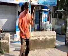 Corona Mask | मुंबईकरांनो सावधान...! मास्क न घातल्यास मारावा लागेल झाडू