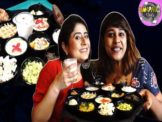 Navratra Special: Burping Girls At BBQ Company Try The New Grill Vrat Food! l ABP Uncut