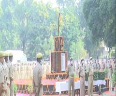 पुलिस स्मृति दिवस पर शहीदों को सलाम,8 शहीदों के परिवार को सम्मानित करेंगे CM | ABP GANGA 