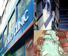 বেলেঘাটায় রাস্তায় কাজ, ‘কার অনুমতিতে চলছে সৌন্দর্যায়ন?’ টাইলস ছুড়ে অ্যাপোলো ক্লিনিকের কাচ ভাঙলেন বিদায়ী তৃণমূল কাউন্সিলর