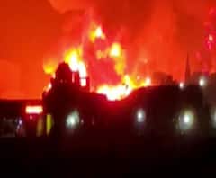 Daund Fire | दौंडच्या कुरकुंभ एमआयडीसीमध्ये कंपनीत भीषण आग, कंपनी जळून खाक