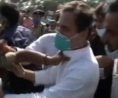 Rahul Gandhi | राहुल गांधी यांना पोलिसांकडून धक्काबुक्की; हा मोदींचा नवा भारत : राजीव सातव