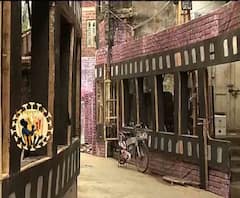 শারদ আনন্দ ২০২০: কালীঘাট নেপাল ভট্টাচার্য স্ট্রিটের পুজোমণ্ডপে এবার অপুর সংসারের চিত্র