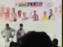 સુરતના વરાછામાં ભાજપની સભામાં ઈંડા ફેકનાર 2 શખ્સો ઝડપાયા, જુઓ વીડિયો