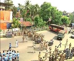 বিজেপির মিছিল আটকাতে তৈরি জলকামান, মোতায়েন র‌্যাফ