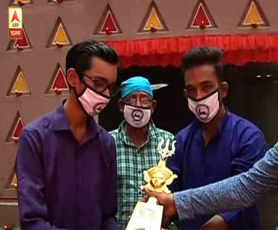 শারদ আনন্দ ২০২০: শারদ আনন্দ সম্মান | হরিদেবপুর বিবেকানন্দ স্পোর্টিংয়ের ঝুলিতে এবার এবিপি আনন্দ বর্ণ বৈচিত্রের সেরা পুজোর সম্মান