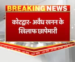 कोटद्वार- अवैध खनन के खिलाफ छापेमारी,प्रशासन की छापेमारी से हड़कंप