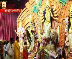 অচেনা অষ্টমী! দর্শকশূন্য মণ্ডপ, তাই মনখারাপ উদ্যোক্তাদের 