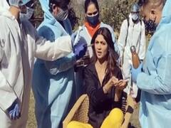 Shilpa Shetty shoots for 'Hungama 2' in Manali 