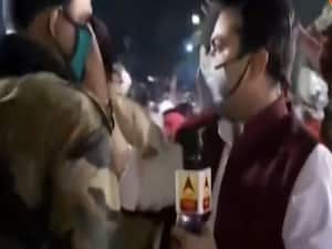 ABP News की टीम पर Bihar चुनाव की कवरेज के दौरन हमला | नमस्ते भारत