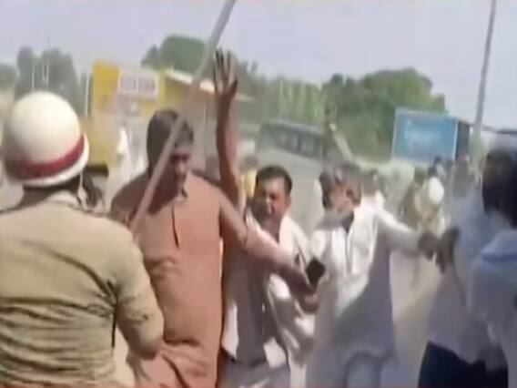 Hathras में पीड़िता के परिवार से मिलने पहुंचे RLD उपाध्यक्ष Jayant Chaudhary पर लाठीचार्ज