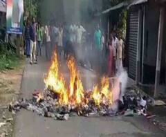 বিজেপি নেতার মৃত্যুতে অগ্নিগর্ভ বাগনান, থমথমে শ্যামনগর, অবরোধ-বিক্ষোভ