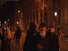 Violent protests in Spain against restrictions due to Covid 