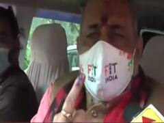 Bihar elections 2020: मतदान के लिए गिरिराज सिंह को करीब 40 मिनट करना पड़ा इंतजार