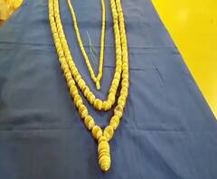 #Pune पुण्यातील दगडूशेठ गणपतीला शमी-मंदार माळ अर्पण, 108 मण्यांसह 2850 खड्यांची कलाकुसर