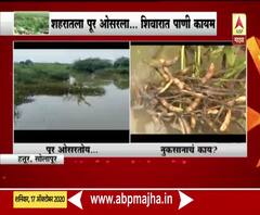 Maharashtra Monsoon | सोलापूर शहरातला पूर ओसरला... शिवारात पाणी कायम