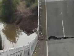 જામનગર જિલ્લાના ગ્રામ્ય વિસ્તારમાં એક પુલ ધરાશાયી, જુઓ વીડિયો