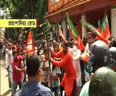 'ঘূর্ণিঝড়ের ক্ষতিপূরণে দুর্নীতি'র প্রতিবাদে কলকাতায় বিজেপির মিছিলে ধুন্ধুমার, পুলিশের সঙ্গে ভয়ানক ধস্তাধস্তি