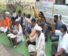 Rural News | नुकसान भरपाईच्या मागणीसाठी 'जागरण गोंधळ' आंदोलन | माझं गाव माझा जिल्हा 