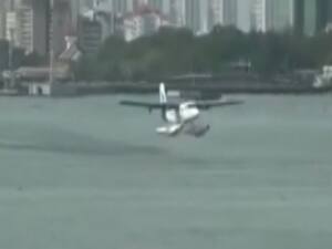 Seaplane from Maldives lands in Kerala's Venduruthy channel