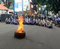 Rural News | राहुल गांधी यांना धक्काबुक्की, सांगलीत टायर जाळून निषेध | माझं गाव माझा जिल्हा