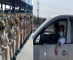 Hathras जाने के लिए DND पहुंचे Rahul-Priyanka, पुलिस के पहरे के बीच हजारों कार्यकर्ता मौजूद