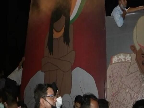 Hathras Case: Visuals of massive protest from Delhi Jantar Mantar | ABP  News Impact