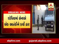 જમ્મુ કાશ્મીર: શોપિયામાં એનકાઉન્ટરમાં સુરક્ષાદળોએ એક આતંકીને કર્યો ઠાર, જુઓ વીડિયો 