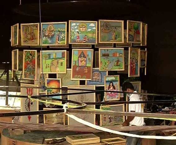 শারদ আনন্দ ২০২০: ৭৮ তম বছরে হাজরা পার্ক সর্বজনীন পুজোর থিম সহজিয়া