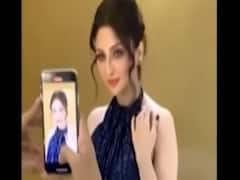 Saumya Tandon aka Anita Bhabhi looks sizzling in blue dress