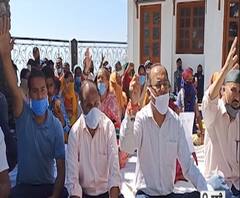 शिफन कोर्ट के बेघरों ने शुरु किया धरना,अनिश्चितकालीन धरने पर शिफन कोर्ट पीड़ित