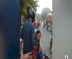 बीच सड़क पर भिड़े पति-पत्नी, Viral हुआ वीडियो। Badaun News