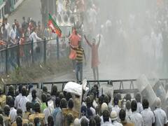 अपने कार्यकर्ता की हत्या पर BJP का ममता सरकार के खिलाफ हल्लाबोल, पुलिस ने किया लाठीचार्ज 